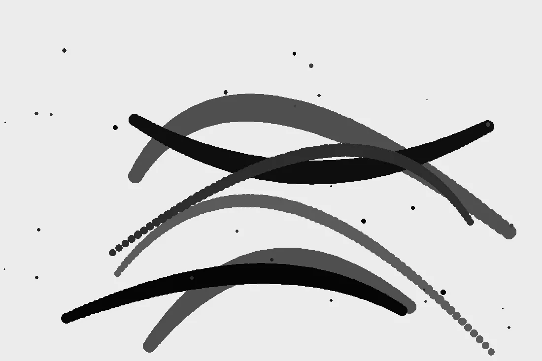 Accident or Intention? The Balance of Control in Splash and Drip Art Techniques - abstract monochrome illustration