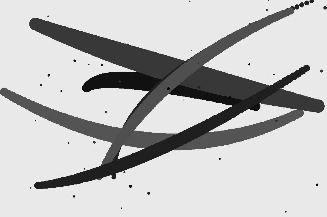 Dark Walls and Vibrant Abstract Art: A Match Made in Design Heaven - abstract monochrome illustration