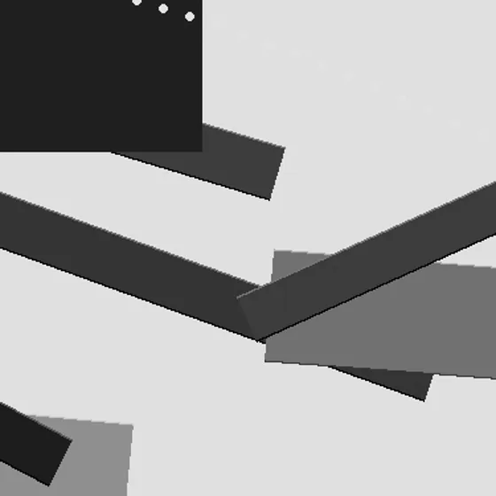 Surface detail 1 of Graphite Mass No. 12, mixed media texture in ink black on white