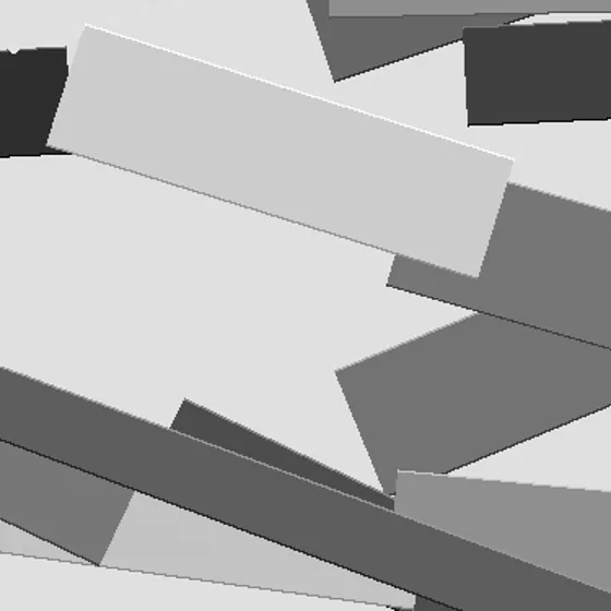 Surface detail 2 of Graphite Mass No. 12, mixed media texture in ink black on white