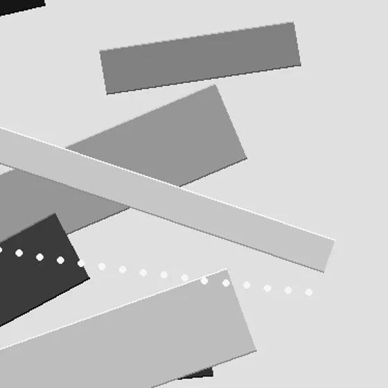 Surface detail 2 of Gypsum Cartography No. 12, mixed media texture in high-contrast black and white