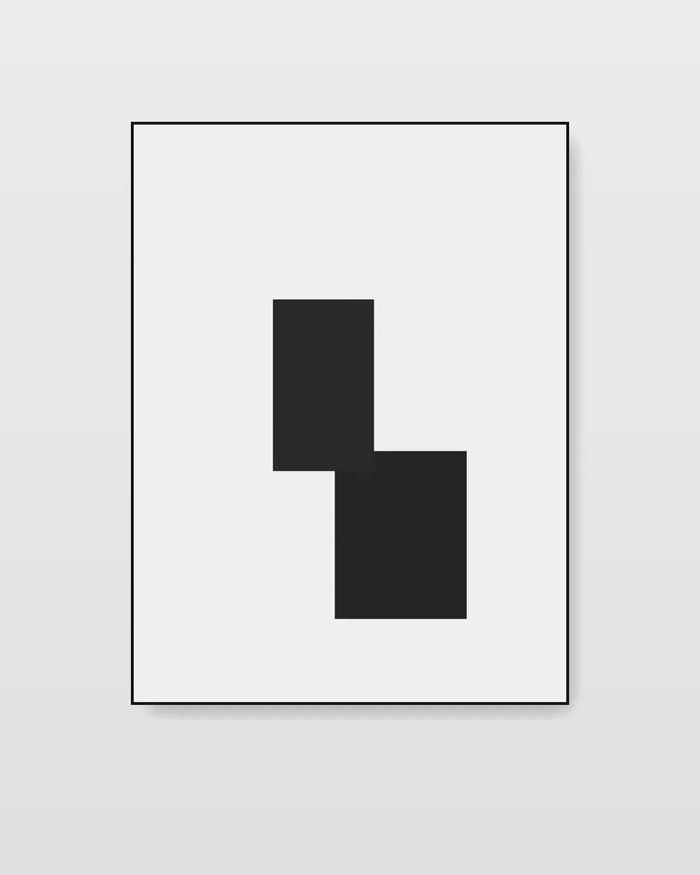 Meridian Field No. 9, an original minimalist abstract painting in soft graphite