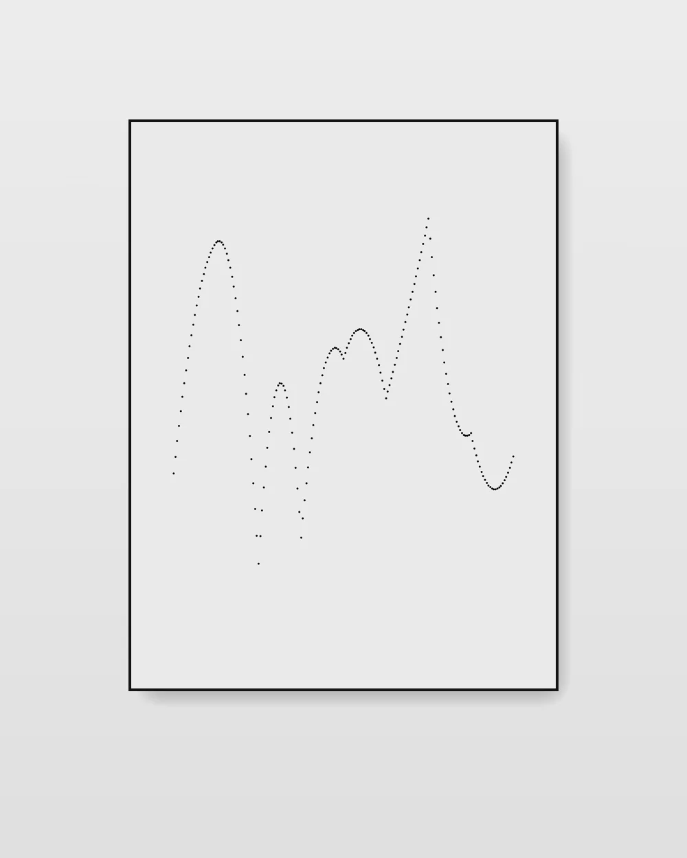 Monochrome Structure No. 7, an original line art abstract painting in high-contrast black and white