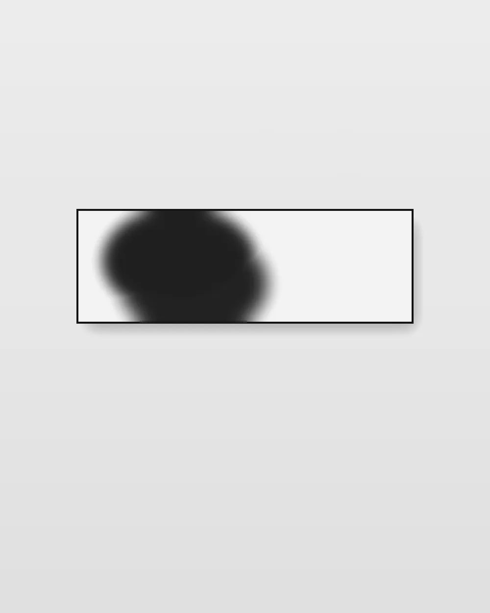 Nocturne Variation III, an original monochrome field abstract painting in soft graphite