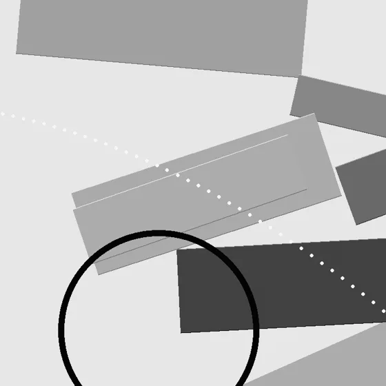 Surface detail 2 of Penumbra Current No. 9, mixed media texture in soft graphite