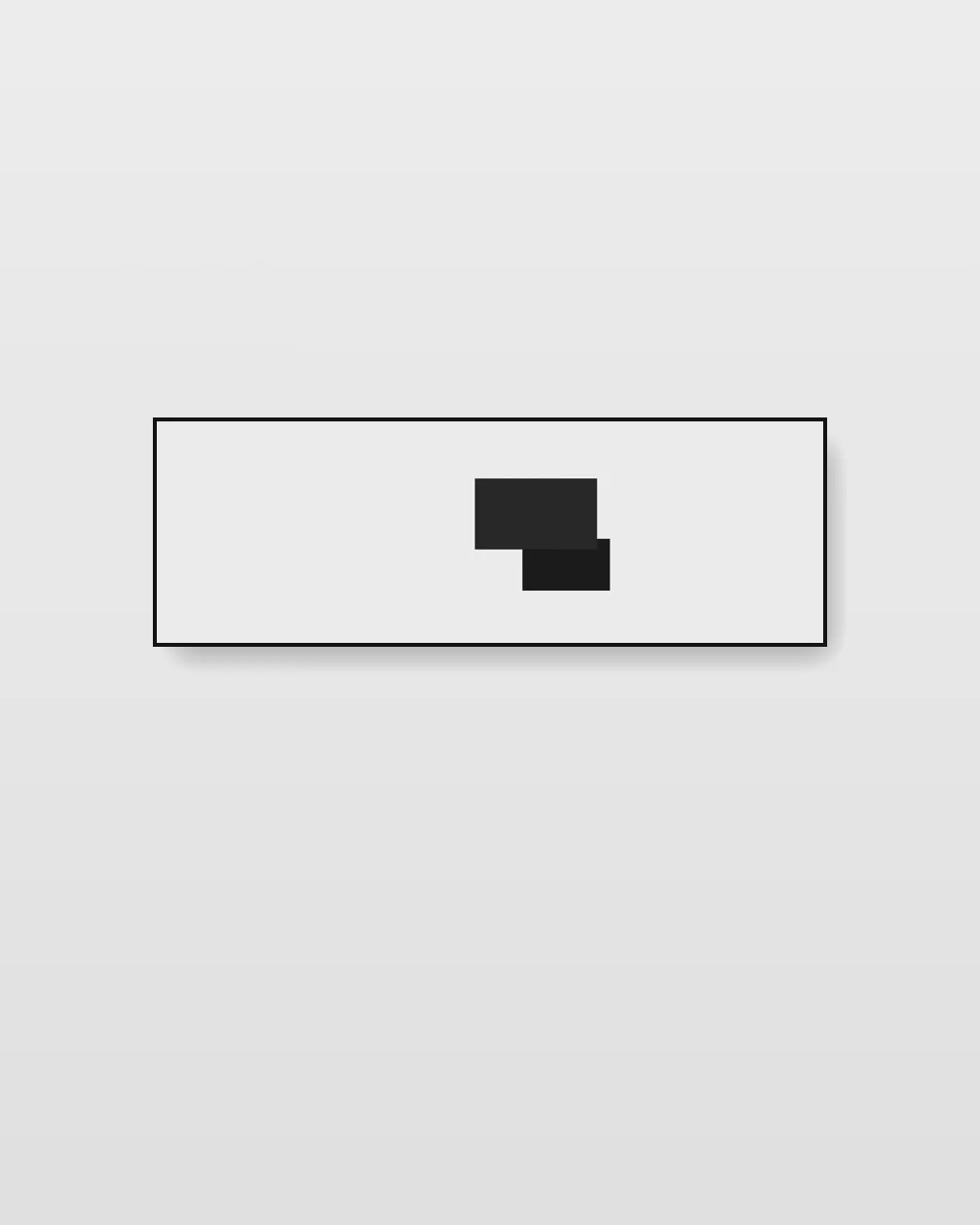 Tectonic Mass, an original minimalist abstract painting in warm ivory and off-white