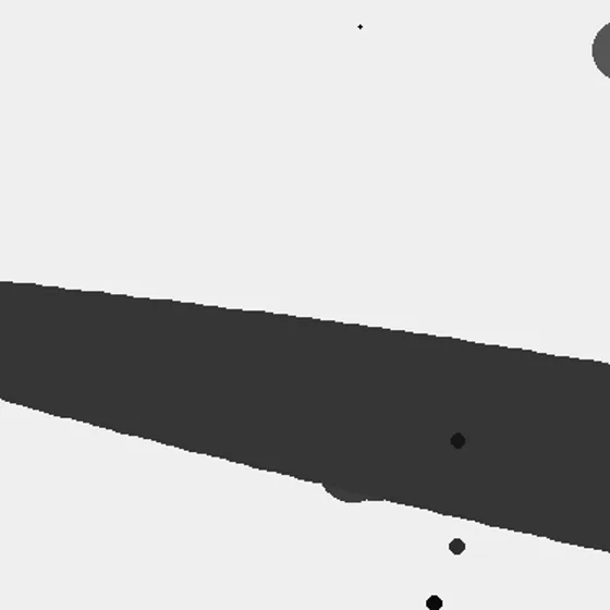 Surface detail 2 of Threshold Variation No. 9, abstract expressionism texture in soft graphite