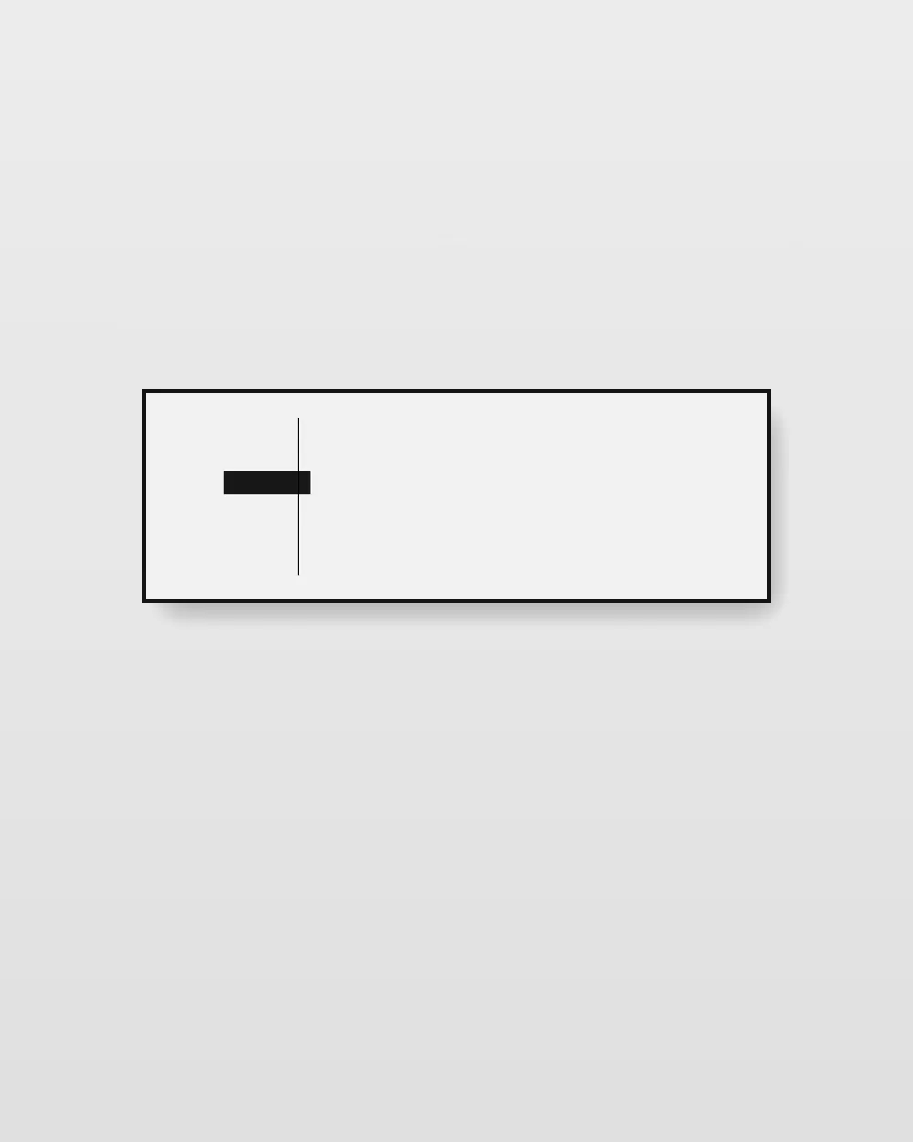 Umbra Divide No. 2, an original minimalist abstract painting in high-contrast black and white