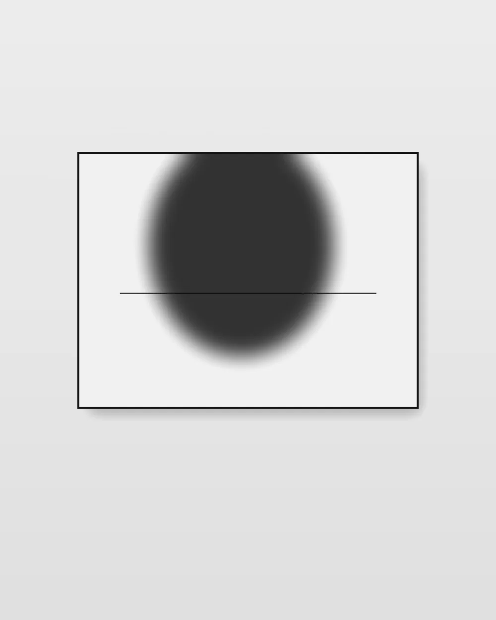 Umbra Interval V, original monochrome field abstract painting in silver grey on canvas